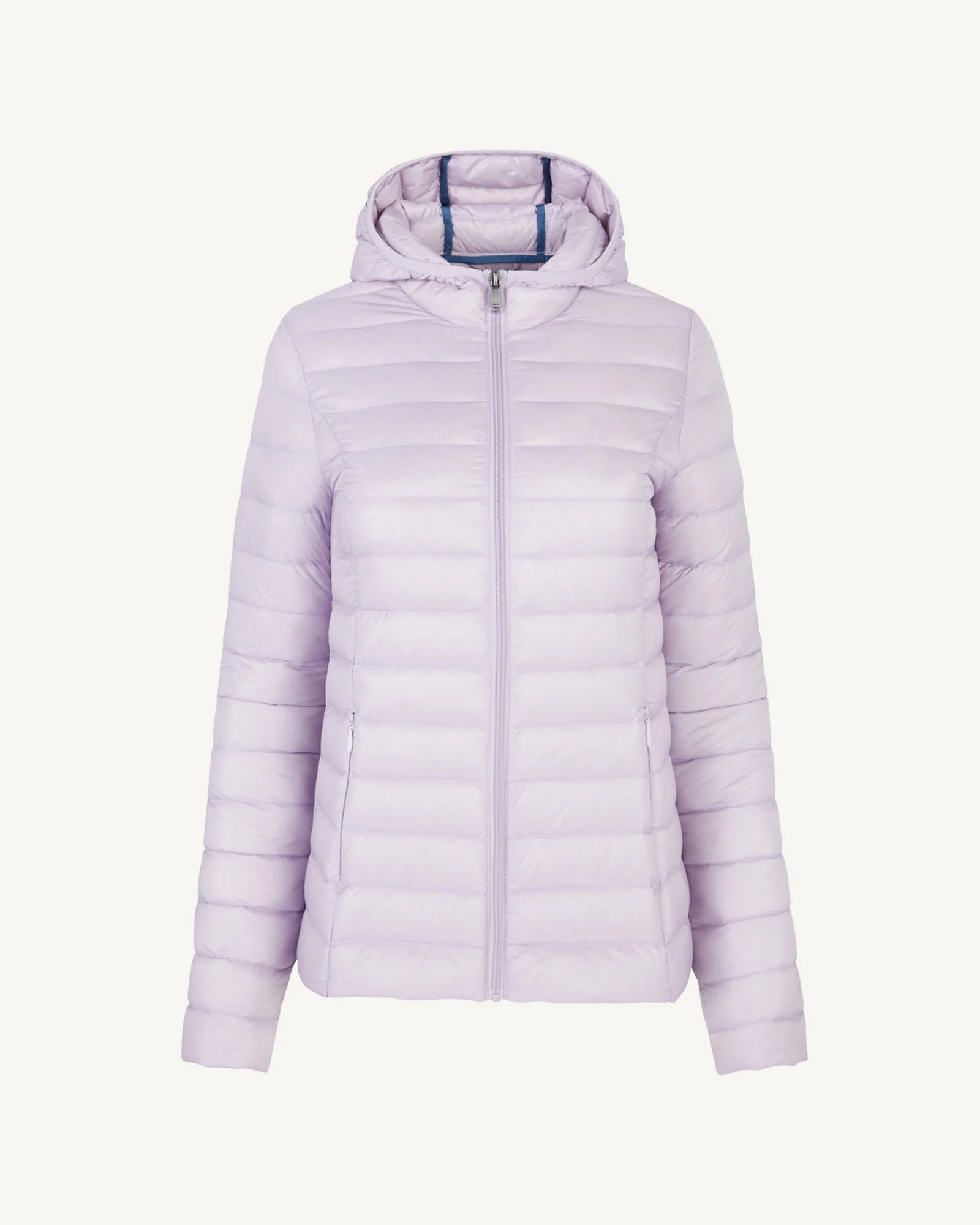 Doudoune légère à capuche Mauve pâle Cloe